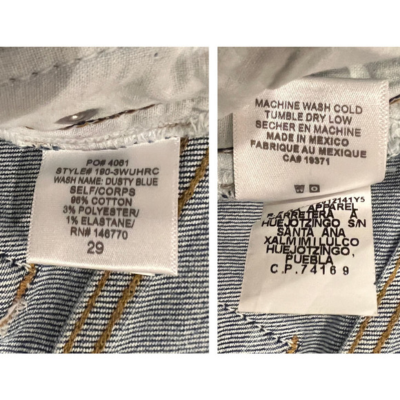 RE/DONE ULTRA HIGH RISE ANKLE SKINNY JEANS Size 27 - Picture 8 of 9